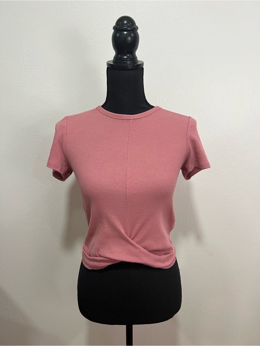 Pink Hollister crop top